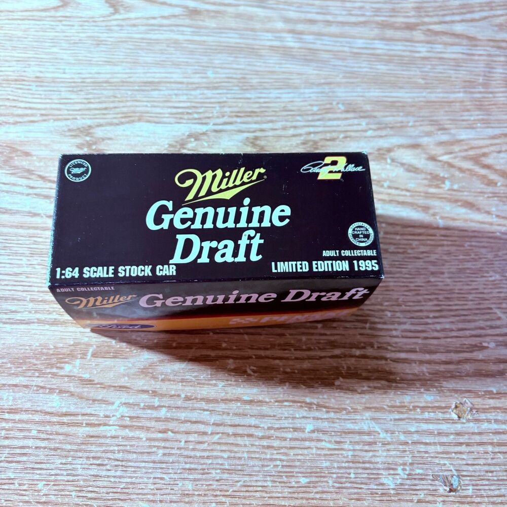 Rusty Wallace #2 1:64 Scale Stock Car Miller Genuine Draft 1995 #4